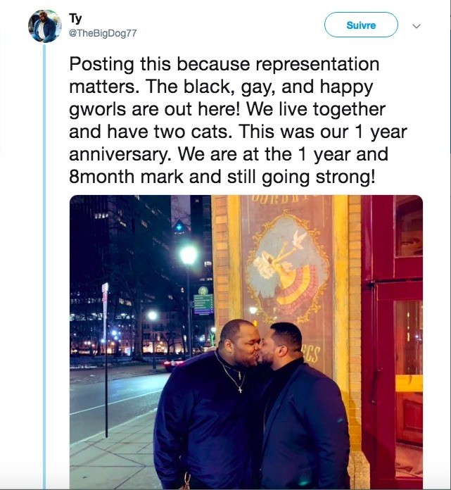 La Photo Dun Couple Gay Afro Américain Qui Sembrasse Devient Virale